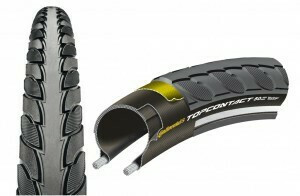 Anvelopa pliabila Conti Top Contact II 28X1 5/8 X 1 1/8'28-622, black reflex