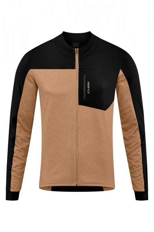 Bluza Cube ATX Full Zip CMPT L/S brown/black