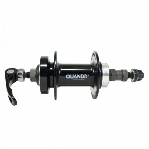 Butuc spate Quando TD7R, alu, 36H, ax QR M10X135x145mm, pe bile, frana disc (6suruburi)