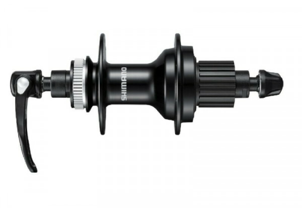 Butuc spate Shimano FH-MT500, 36H, 12 vit., Old 135mm, Qr 166mm Negru