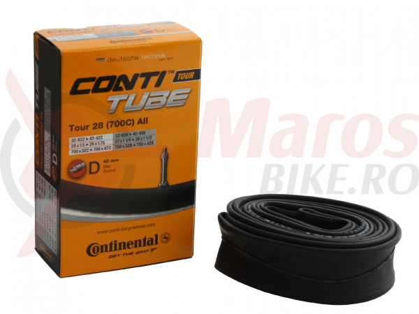 Camera bicicleta Continental Tour 28 All valva Dunlop