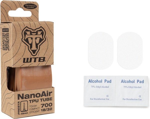 Cameră WTB Nano Air TPU, 700c x 65 mm, valvă Presta