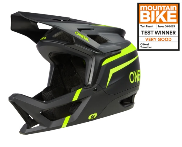 Casca O'NEAL TRANSITION TwiceMe Helmet FLASH Schwarz/Neongelb