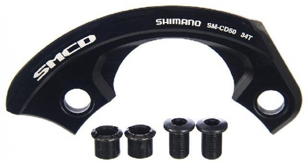 Dispozitiv pentru ghidarea lantului Shimano SM-CD50, Saint, aparatoare pentru 34T, fara ghidaj, ambalat ind.