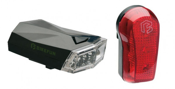 Far Bikefun Square + stop spate 4+3 led