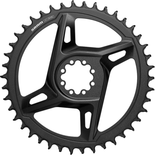 Foaie de angrenaj SRAM Road Rival E1, 42T, 12 viteze, offset 6.5, montare directă, aluminiu, negru