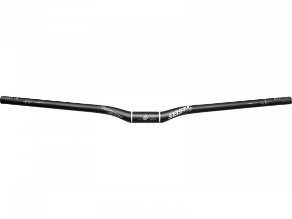Ghidon REVERSE HANDLEBAR Seismic 810 Carbon 31,8mm/25mm negru mat - alb