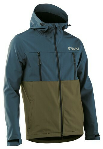 Jacheta Northwave Easy Out Softshell albastru/verde