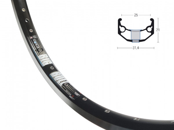 Janta Ryde Big Bull 26" 559x25 32h neagra