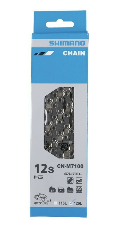Lant Shimano M 7100, 126 links, 12 viteze
