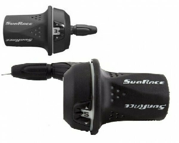 Manete schimbator Sunrace TSM21, Revo Shifter, 3 (Friction) x5 vit. AM