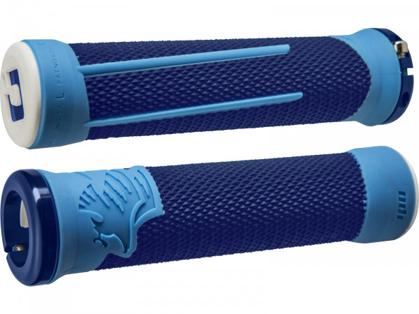 Mansoane ODI MTB AG2 Signature Lock-On 2.1, 135 mm, albastre