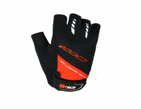 Manusi B-RACE BUMP Negru/Rosu