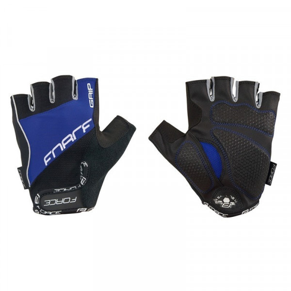Manusi Force Grip gel negru/albastru marime