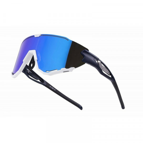 Ochelari Force Creed albastru/alb, lentila revo albastra