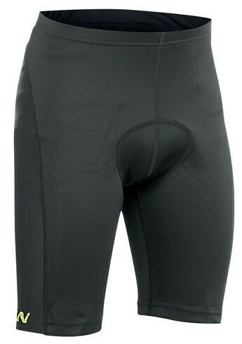 Pantaloni scurti Northwave Origin Junior black/yellow fluo