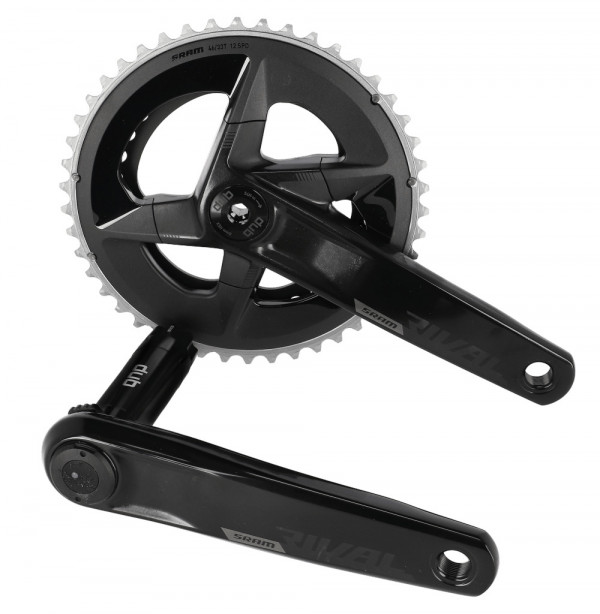 Pedalier powermeter Sram Rival D1 Quarq Road DUB 160mm, 46-33T., YAW, 12V, 107BCD, 45.0mm, ALU