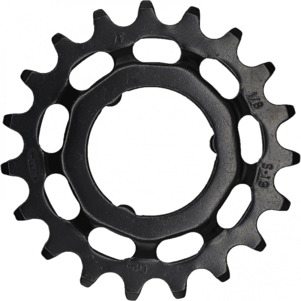 Pinion KMC pentru Shimano Cr-Mo Negru 17T 1/8