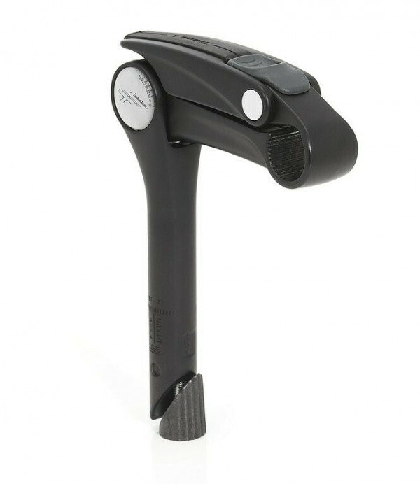 Pipa XLC ST-T10 aluminiu negru, -10+60degree, 1 1/8", 25.4mm, 110mm