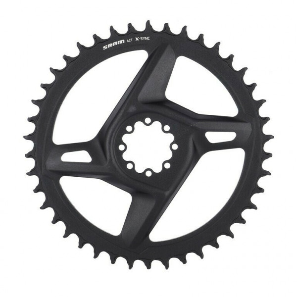 Placa pedalier Sram Road Rival X-Sync negru, 42T, aluminiu, DM, 12V