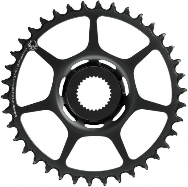 Placa pedalier Sram X-Sync E-MTB ST Eagle 38T, B, DM, Bosch blk