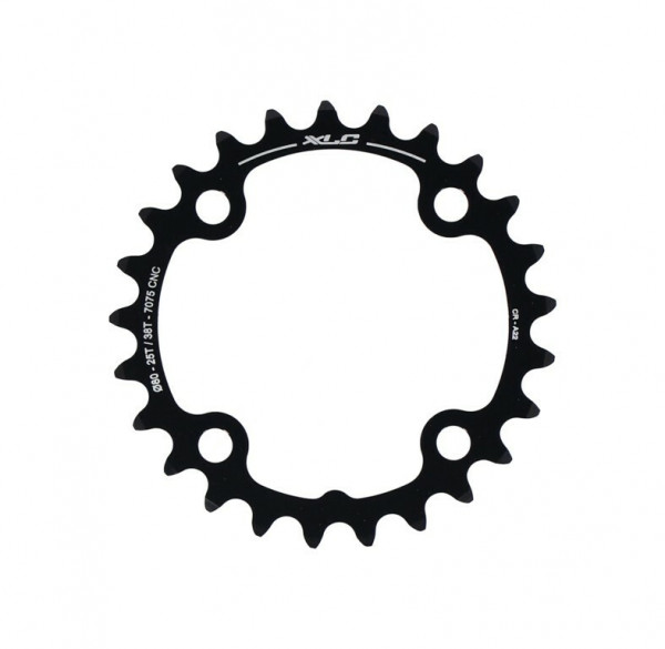 Placa pedalier XLC Chainring CR-A22 Sram 2x10V, 80mm, 25T