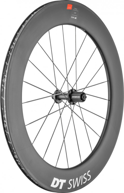 Roata spate DT Swiss ARC 1100 Dicut 80 28'/17mm 700C CARBON, 130/5MM QR SHIM. RD 11 S.