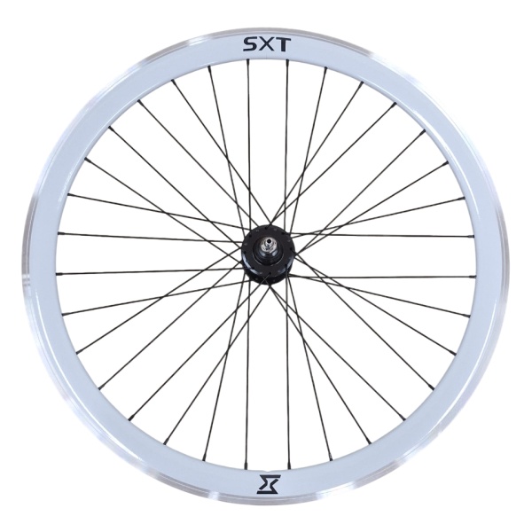 Roata Spate Single Speed/Fixie SXT 700-32H 40 mm, Alb