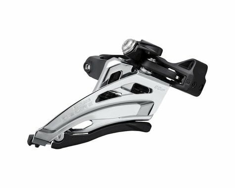 Schimbator fata Shimano Deore FD-M5100-M dublu pt. 2x11v prindere colier 34.9mm(w/28.6&31.8mm adpt) side swing tragere prin fata unghi cs 66-69 cl:48.8/51.8mm
