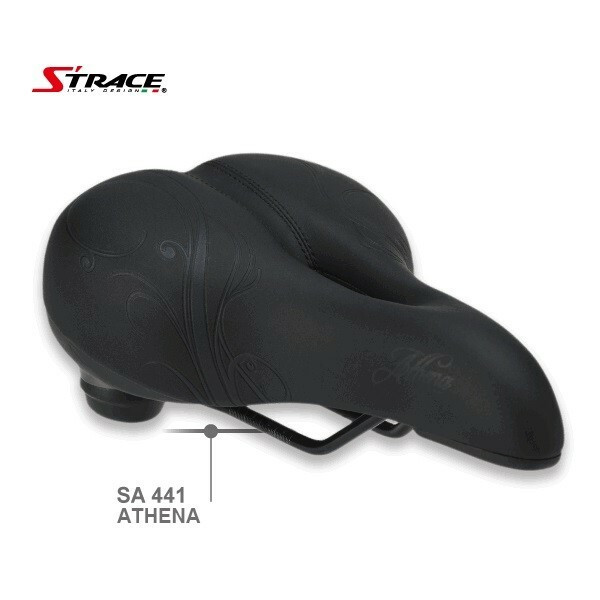 Sezut Strace Athena arc-elastomer, 245x180mm, negru
