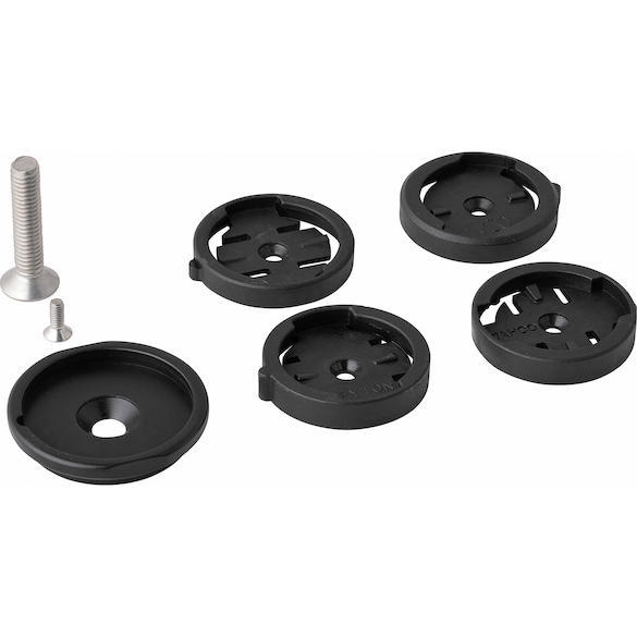 Suport computer TOP CAP Mount 4x1 cm, compatibil Garmin/Bryton/Wahoo