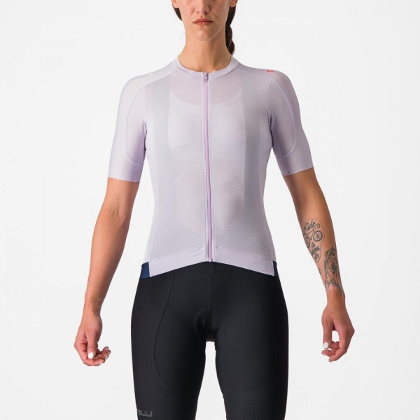 Tricou cu maneca scurta Castelli Espresso W de dama, Violet