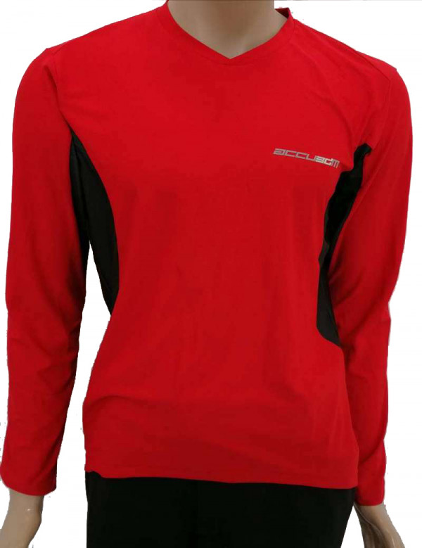 Tricou Shimano mtb maneca lunga red