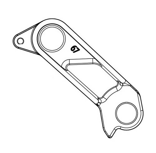 Ureche cadru dropout hanger Merida DH-067 Endurance/Reacto (Shimano Direct mount) (earlier 2311005684)