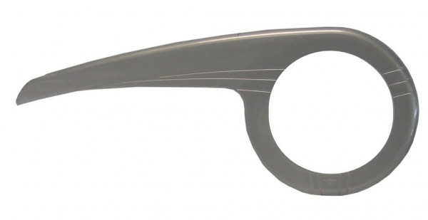 Aparatoare pedalier Hebie, argintiu pentru 42 stanga, 210 mm, pentru schimbator
