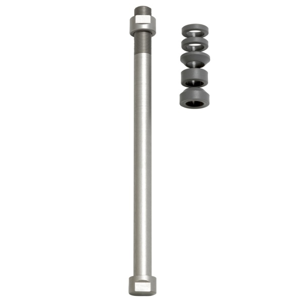 Ax Spate Tacx Trainer Axle for 12mm E-Thru - M12x1.00 / 175mm - silver