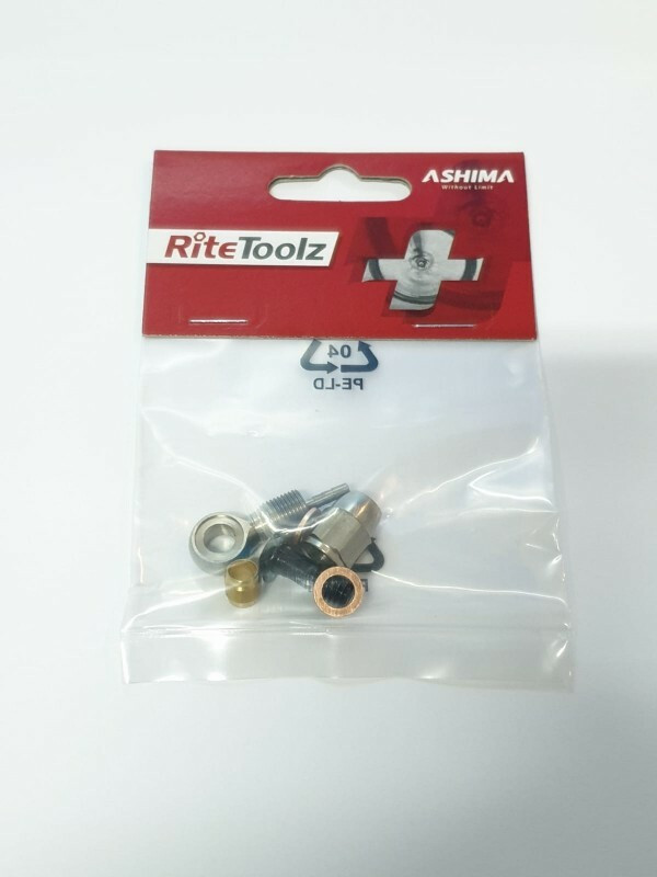 Banjo conector Ashima RT-U1-HEF-BJ pentru franele hidraulice Shimano si Formula, AM