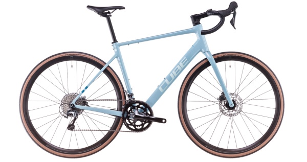 Bicicleta CUBE ATTAIN Race TealGrey ICE 2025 - 28"