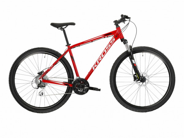 Bicicleta Kross HEXAGON 5.0M, Roti 27.5 Inch, Marimea S (17 Inch), Rosu
