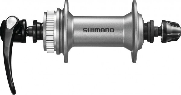 Butuc fata Shimano Alivio HB 4050 100mm,32H, silver, Centerlock, QR