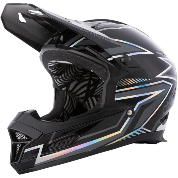 Casca O'NEAL FURY Helmet, RAPID, Sistem Inchidere Fidlock, Standard de Sigurata EN1078 ,Culoare Negru - Chrome