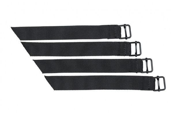 Curele de montare Basil bridge system, black, for double bag, 4 pcs.