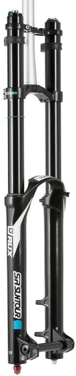 Furca telescopica SR SF18 RUX38 BOOST R2C2 PCS QR 27.5" negru matt taper A-head 20mm 200mm
