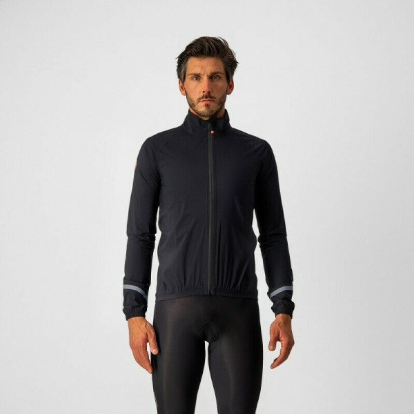 Jacheta de ploaie Castelli Emergency 2 Rain, Negru