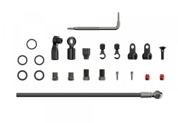Kit cablu frana disc Sram black RED/FORCE/RIVAL22,FORCE1/CX1,APEX1HRD,S7