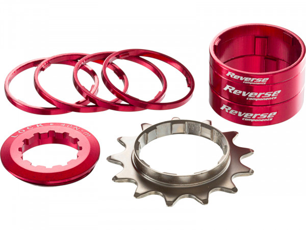 Kit pinioane REVERSE HG 13T rosu