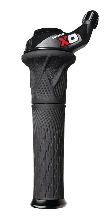 Maneta schimbator Sram X0 Red 2-x stanga with Lock-On grip