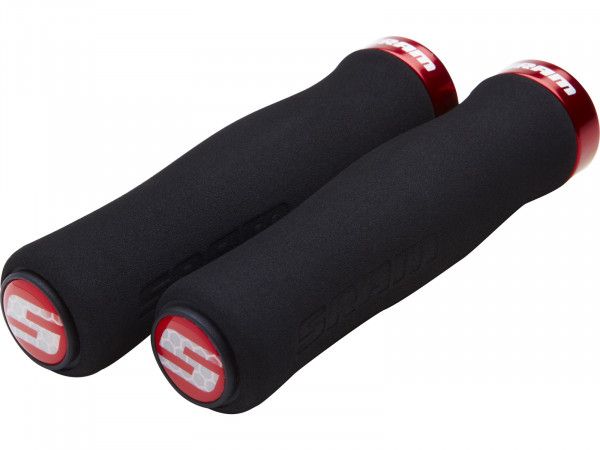 Mansoane Lock On cu dopuri SRAM Locking Grips Contour Foam 129mm, negru