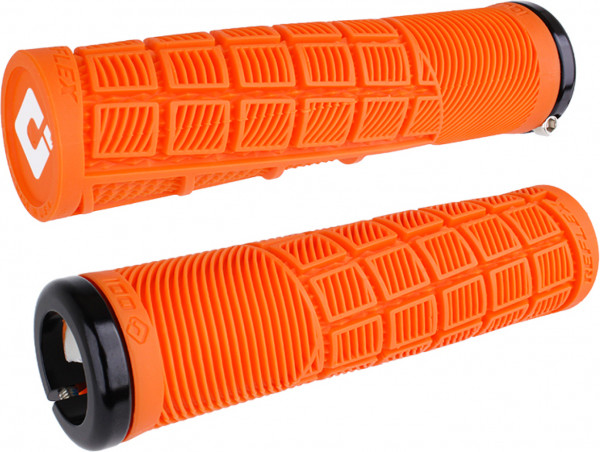 Mansoane ODI Griffe Reflex v2.1 orange, 135mm, lock-on negru