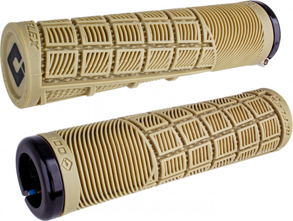 Mansoane ODI Griffe Reflex XL v2.1 Lock-On beige, 135mm lock-on negru